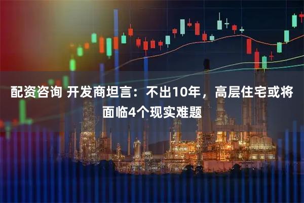 配资咨询 开发商坦言：不出10年，高层住宅或将面临4个现实难题